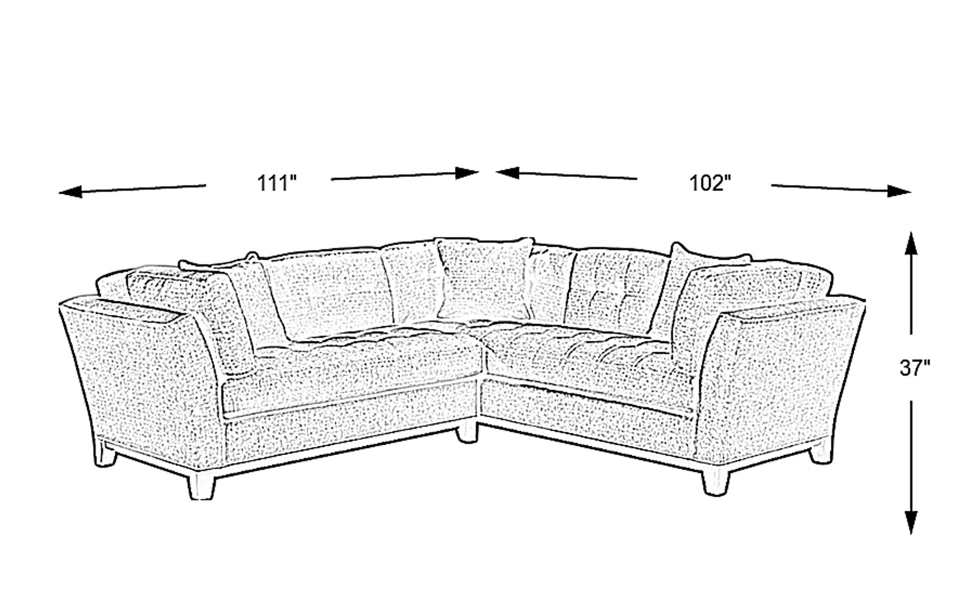 Dimension Image. Please refer to the Dimension Tab on this page for dimension details.