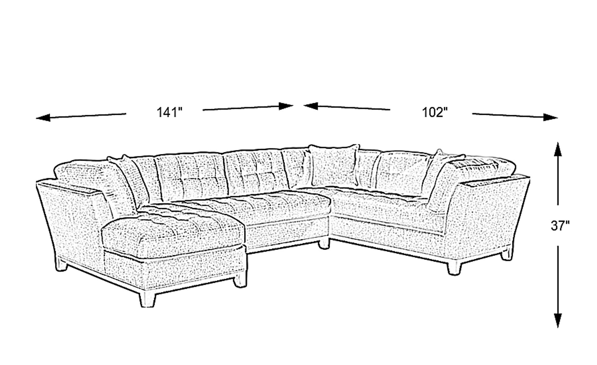 Dimension Image. Please refer to the Dimension Tab on this page for dimension details.
