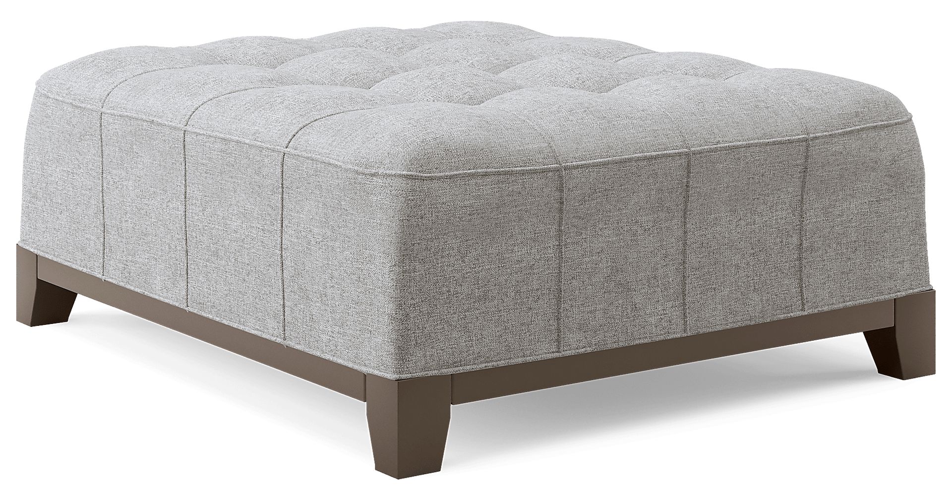Metropolis Way Smoke Cocktail Ottoman - Image 1