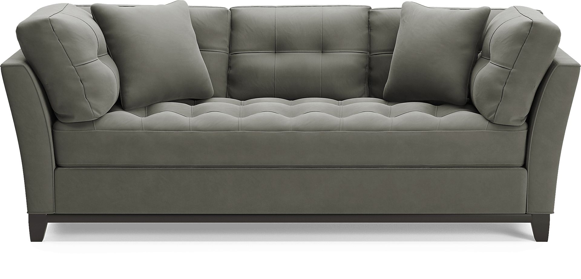 Metropolis Way Steel Microfiber Sofa - Image 1