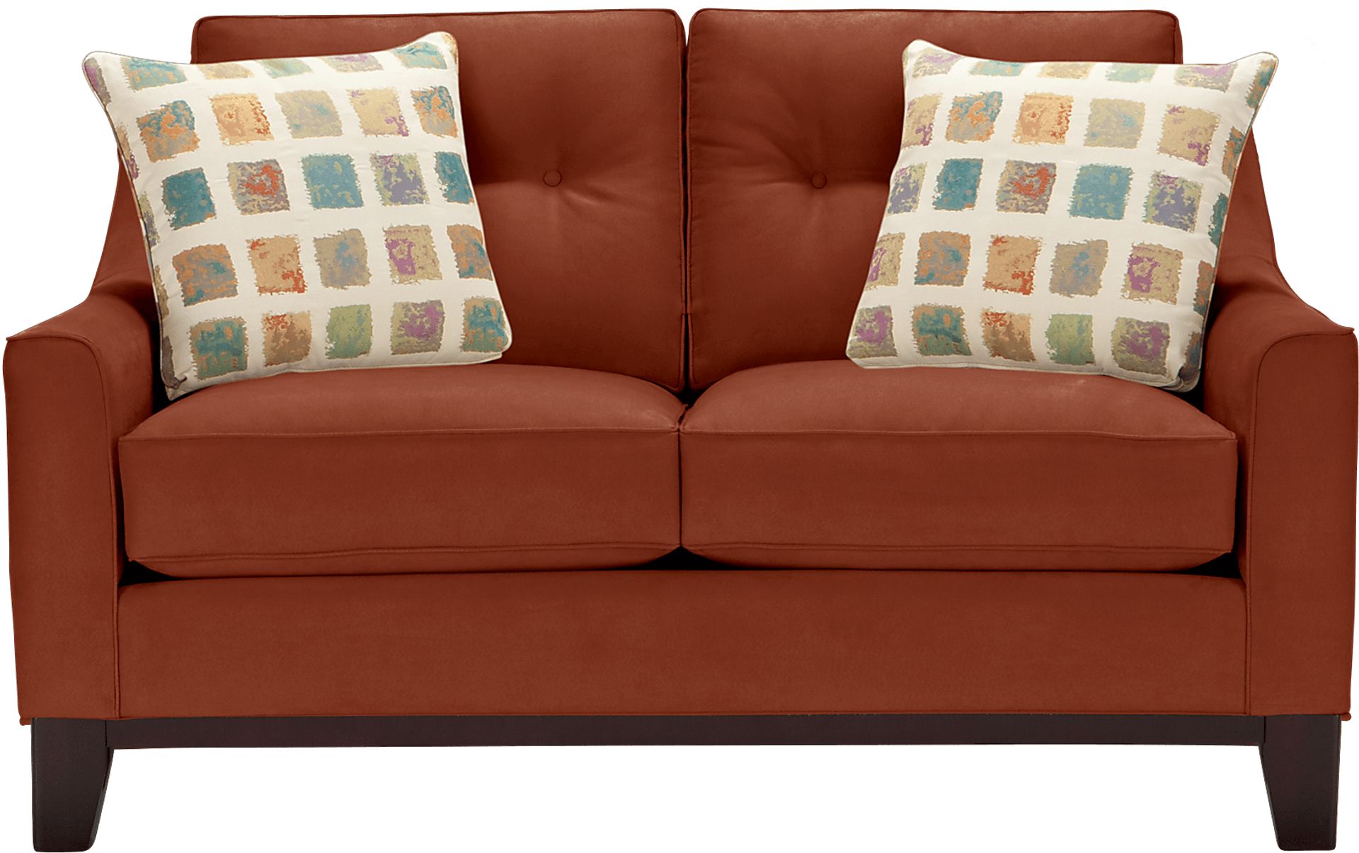 Cindy Crawford Home Montclair Copper Loveseat - Image 1