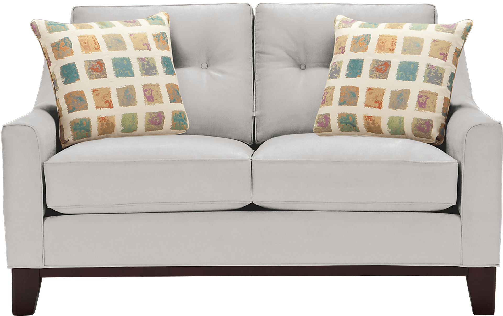 Cindy Crawford Home Montclair Platinum Loveseat - Image 1