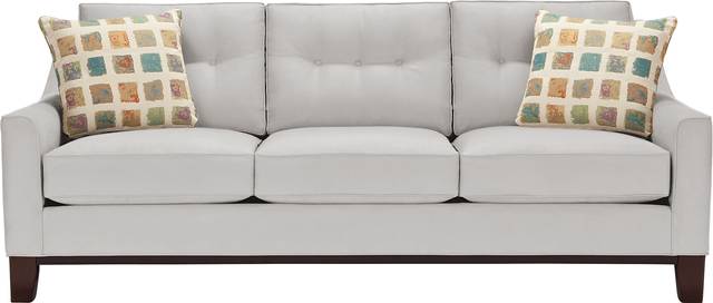Cindy Crawford Home Montclair Platinum Sofa - Thumbnail - Image 1