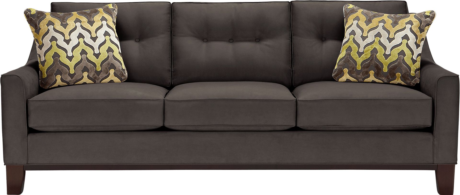 Cindy Crawford Home Montclair Slate Sofa - Image 1