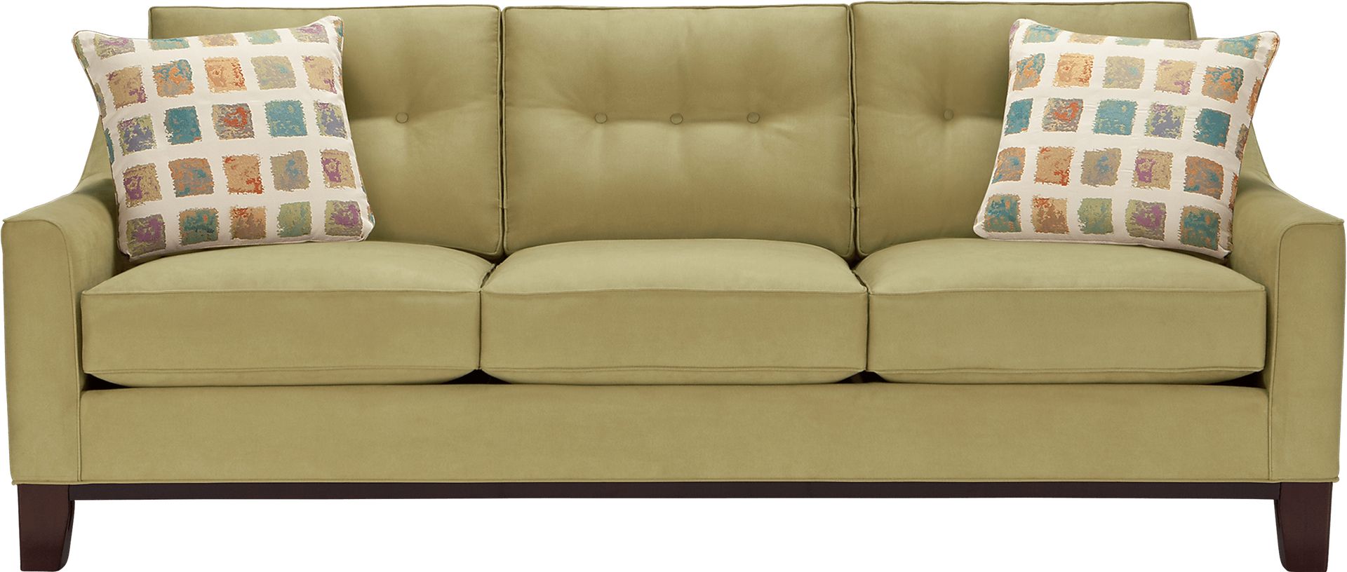 Cindy Crawford Home Montclair Wasabi Sofa - Image 1