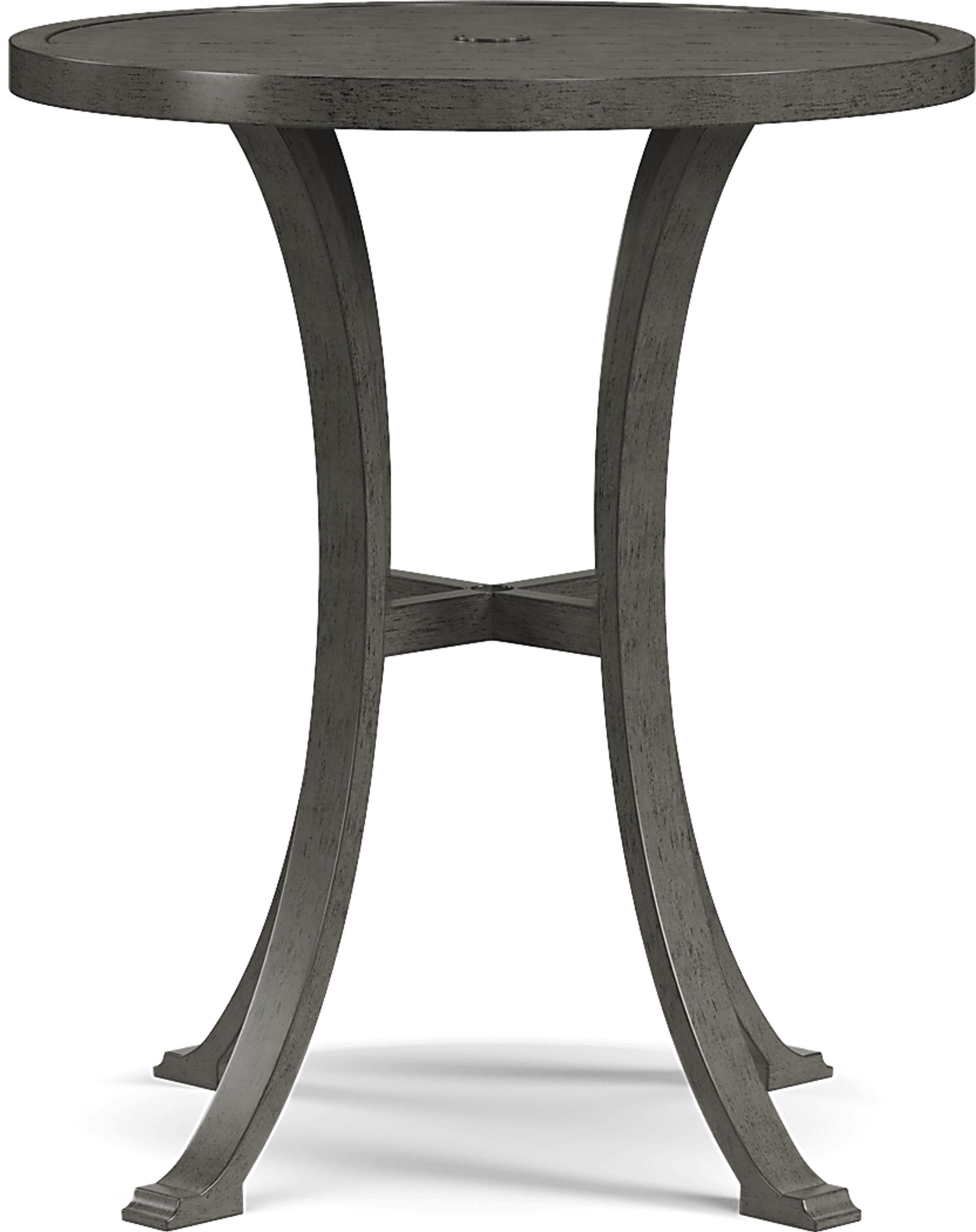 Montecello Gray 3 Pc 36 in. Round Bar Height Outdoor Dining Set - Image 3
