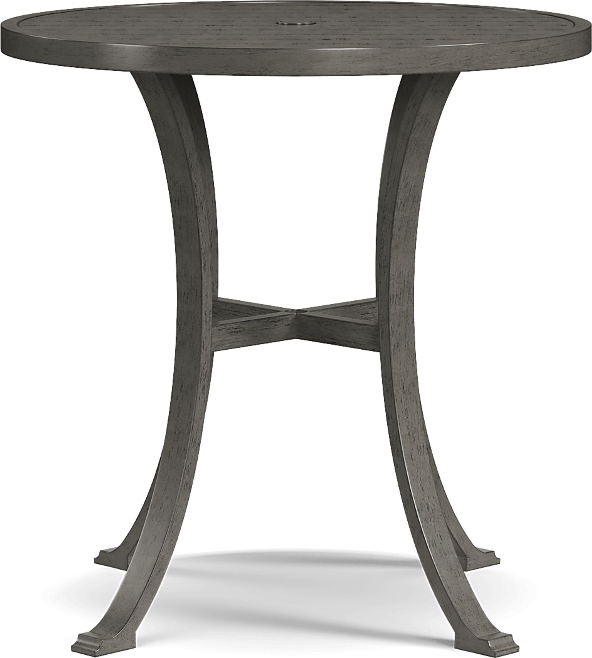 Montecello Gray 42 in. Round Bar Height Outdoor Table - Image 2