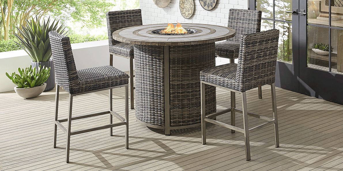 Outdoor tall table online and chairs