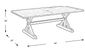 Cindy Crawford Home Montecello Gray 84 in. Rectangle Outdoor Dining Table