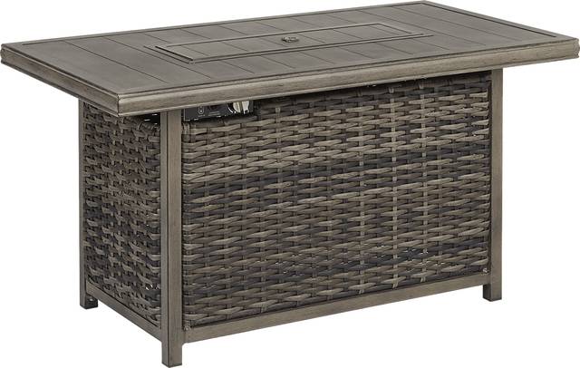 Cindy Crawford Home Montecello Gray Fire Pit - Thumbnail - Image 1