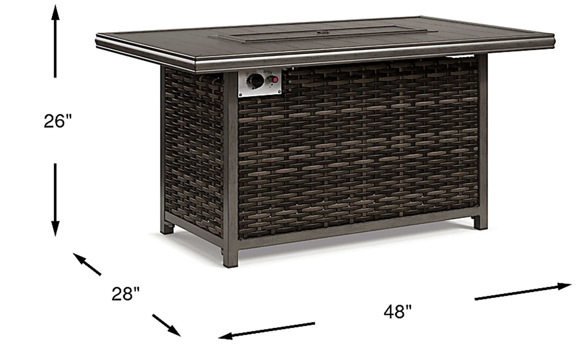 Dimension Image. Please refer to the Dimension Tab on this page for dimension details.