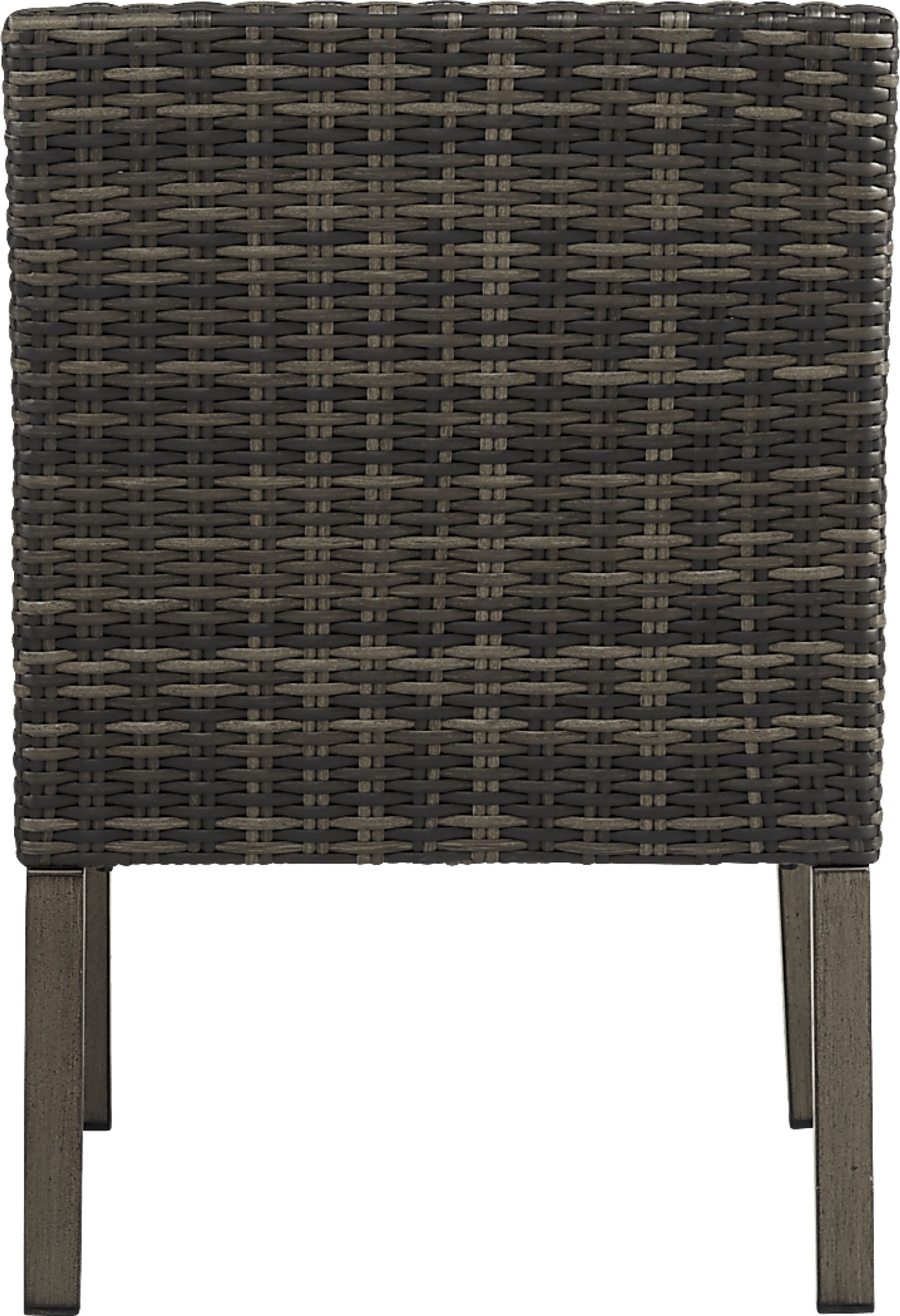 Montecello Gray 7 Pc 84 in. Rectangle Outdoor Dining Set with Mist Cushions - Image 8