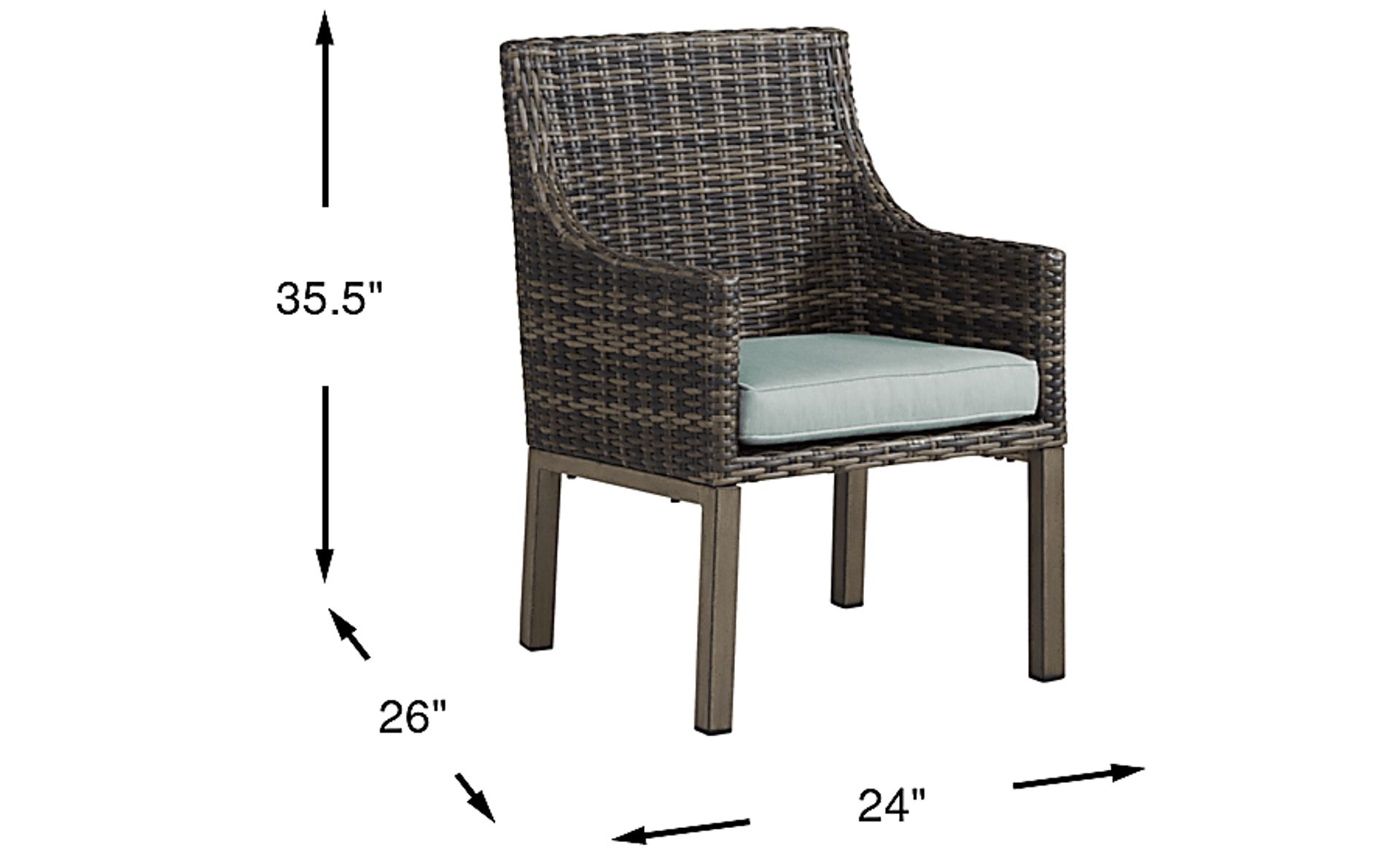 Dimension Image. Please refer to the Dimension Tab on this page for dimension details.