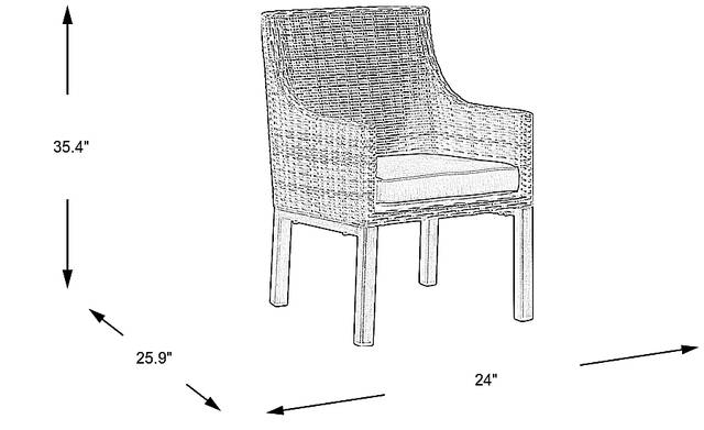 Dimension Image. Please refer to the Dimension Tab on this page for dimension details.