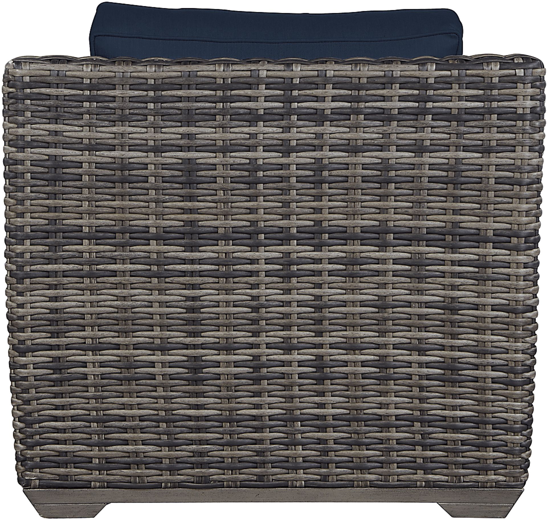 Cindy Crawford Home Montecello Gray Outdoor Club Chair with Ink Cushions - Image 2