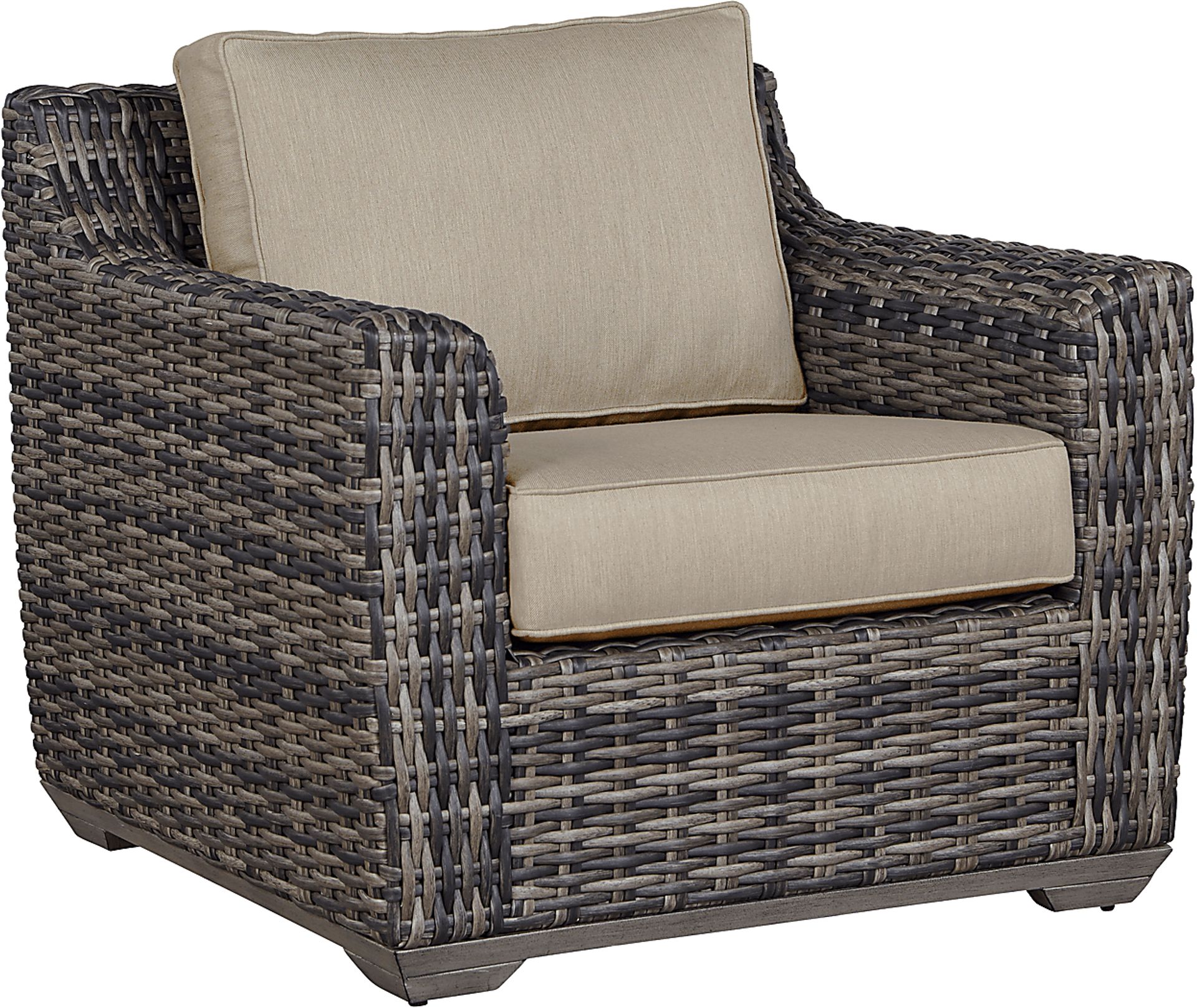 Cindy Crawford Home Montecello Gray 4 Pc Outdoor Seating Set with Pebble Cushions - Image 4
