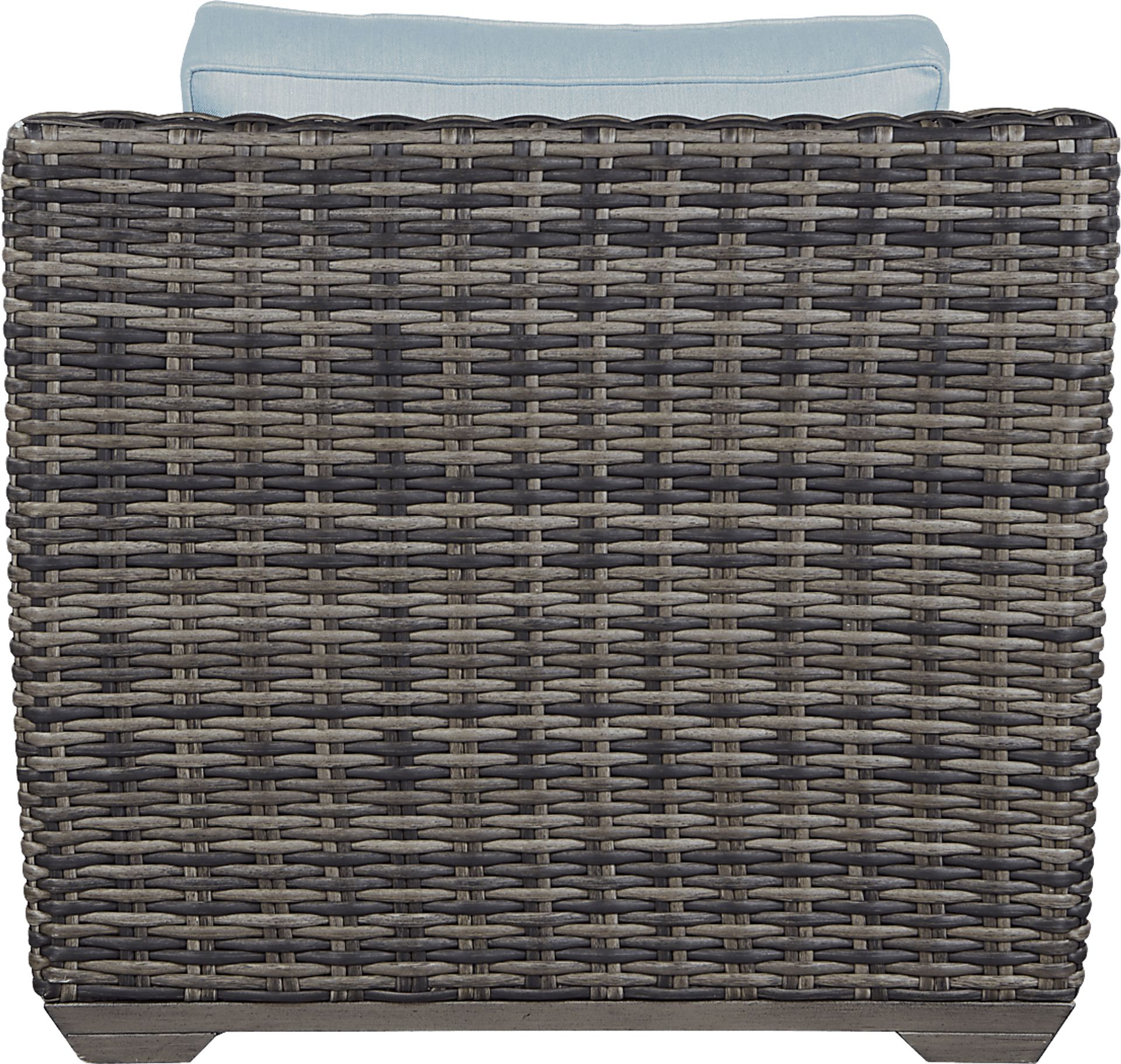 Montecello Gray 4 Pc Outdoor Seating Set with Mist Cushions - Image 6