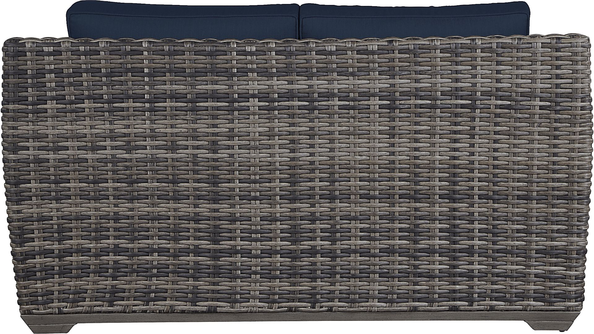 Cindy Crawford Home Montecello Gray Outdoor Loveseat with Ink Cushions - Image 2