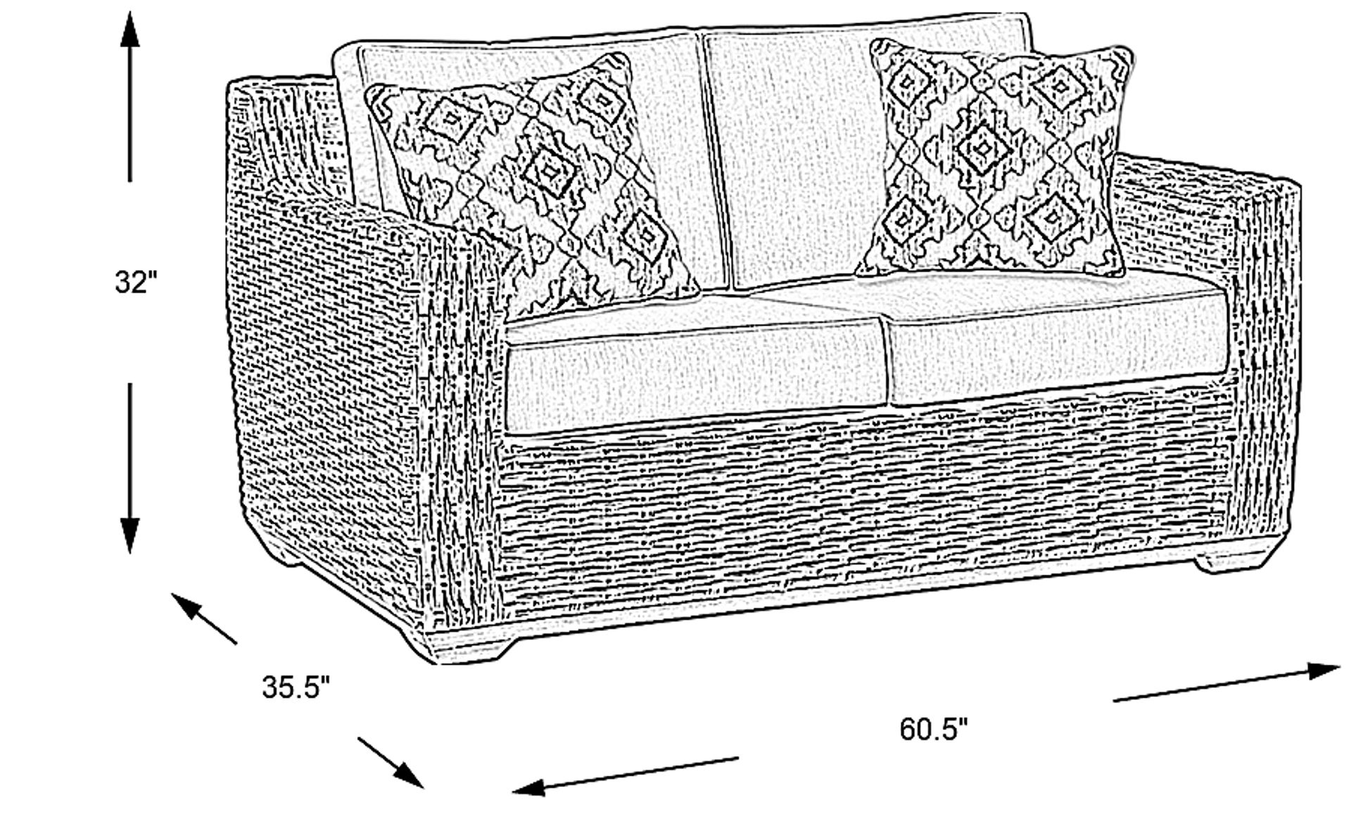 Dimension Image. Please refer to the Dimension Tab on this page for dimension details.