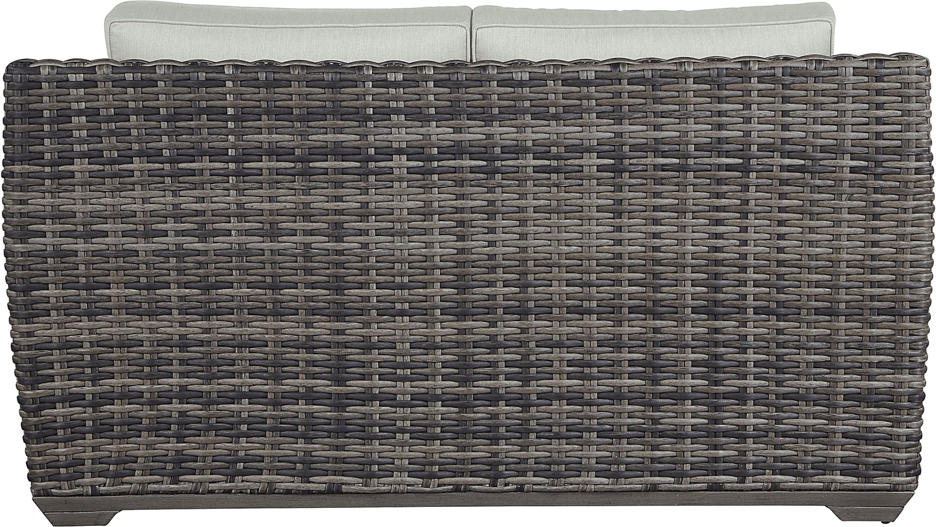 Cindy Crawford Home Montecello Gray 4 Pc Outdoor Seating Set with Rollo Mist Cushions - Image 3