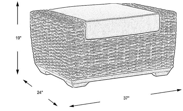 Dimension Image. Please refer to the Dimension Tab on this page for dimension details.