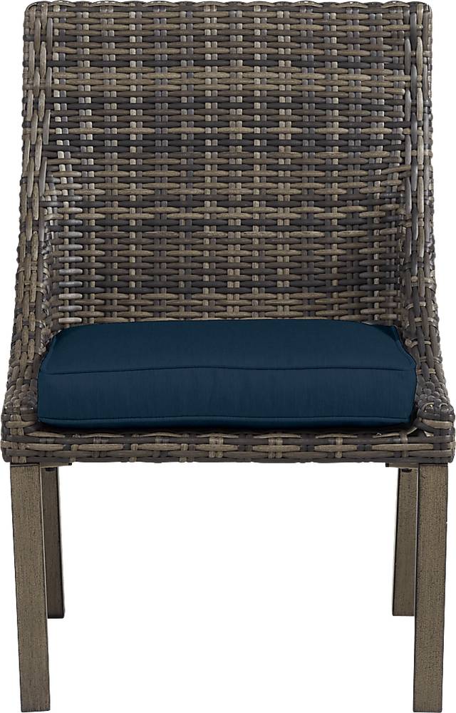Cindy Crawford Home Montecello Gray 9 Pc 105 in. Rectangle Outdoor Dining Set with Ink Cushions - Thumbnail - Image 5