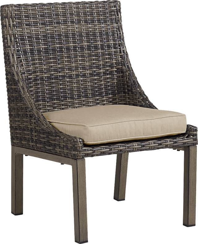 Cindy Crawford Home Montecello Gray 7 Pc 105 in. Rectangle Outdoor Dining Set with Pebble Cushions - Thumbnail - Image 6