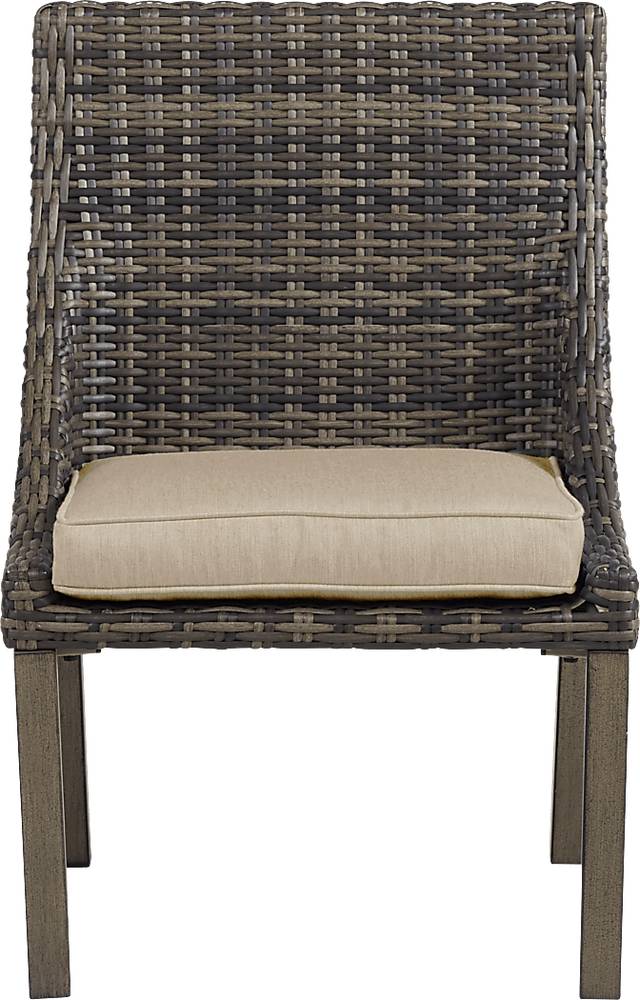 Cindy Crawford Home Montecello Gray 7 Pc 105 in. Rectangle Outdoor Dining Set with Pebble Cushions - Thumbnail - Image 5