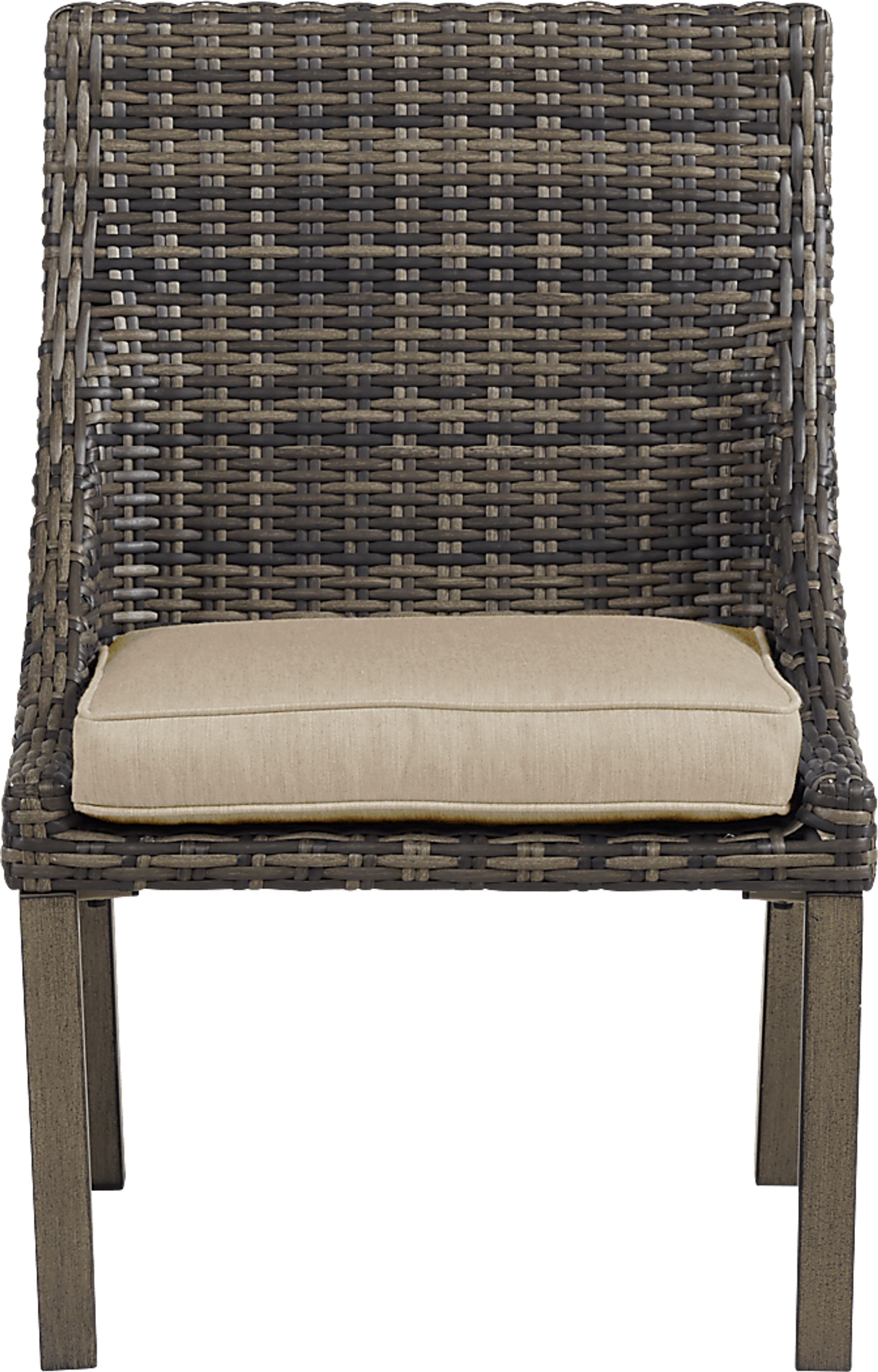 Cindy Crawford Home Montecello Gray 7 Pc 105 in. Rectangle Outdoor Dining Set with Pebble Cushions - Image 5