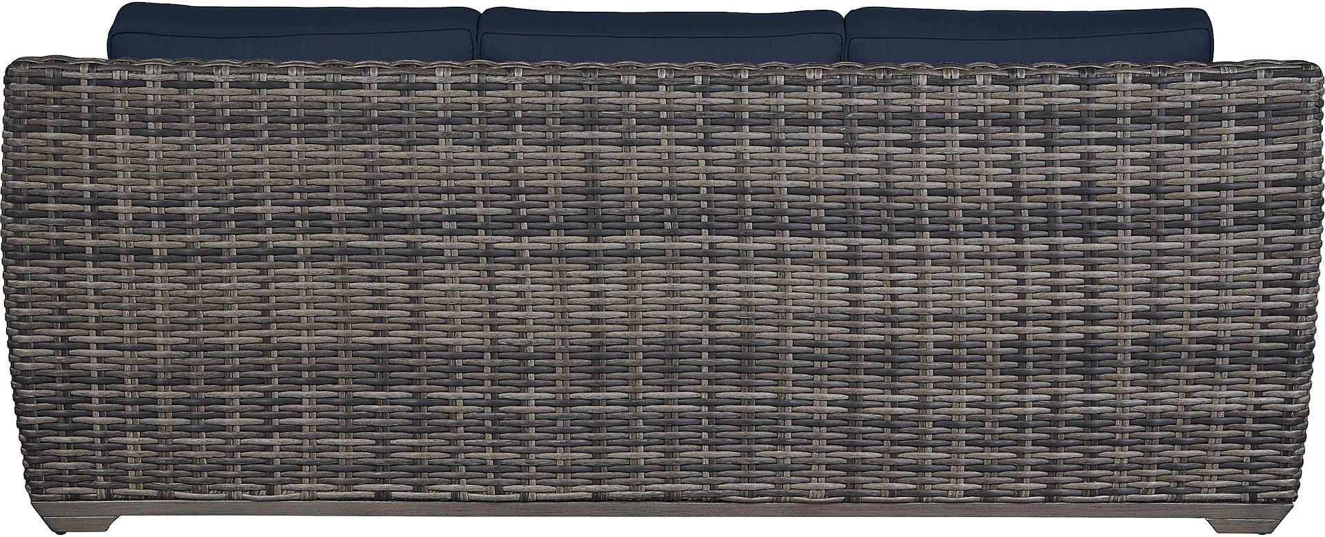 Cindy Crawford Home Montecello Gray Outdoor Sofa with Ink Cushions - Image 3