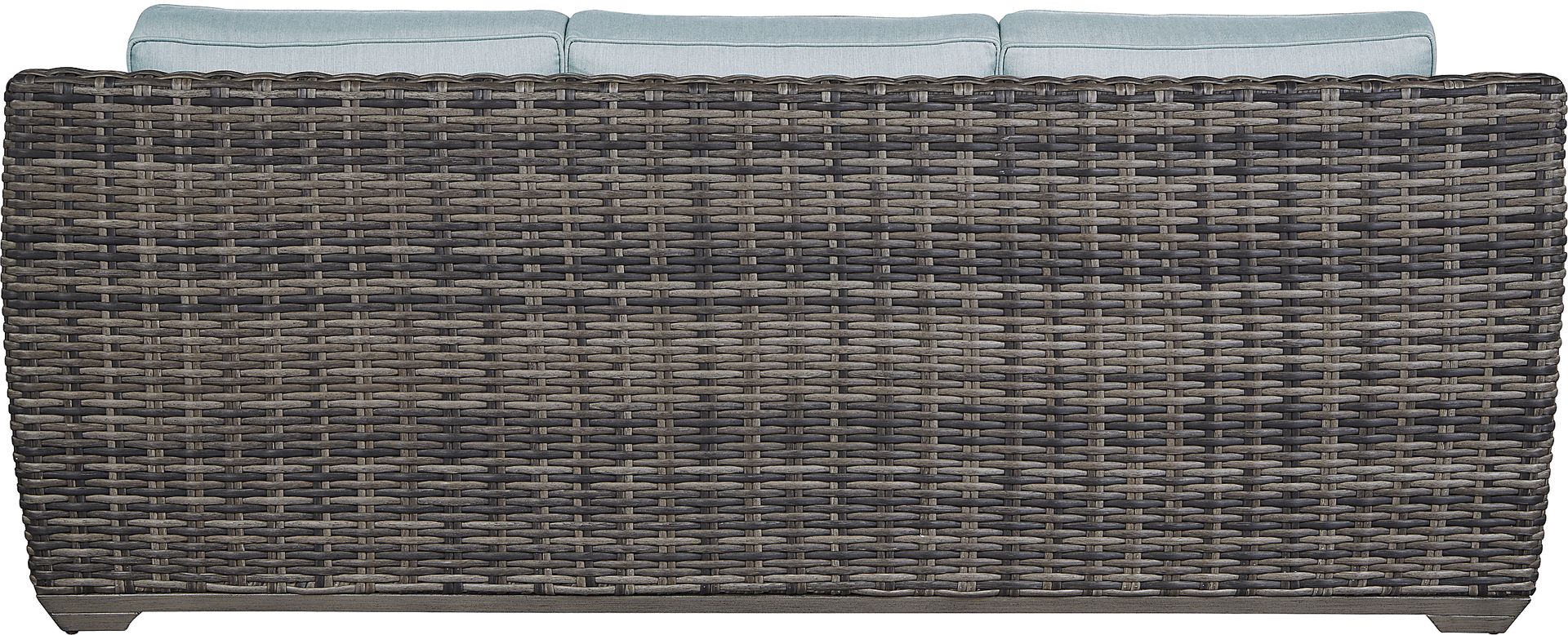 Cindy Crawford Home Montecello Gray 4 Pc Outdoor Seating Set with Rollo Mist Cushions - Image 3