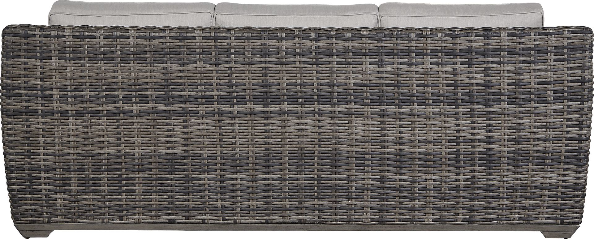 Cindy Crawford Home Montecello Gray 3 Pc Outdoor Seating Set with Silver Cushions - Image 3
