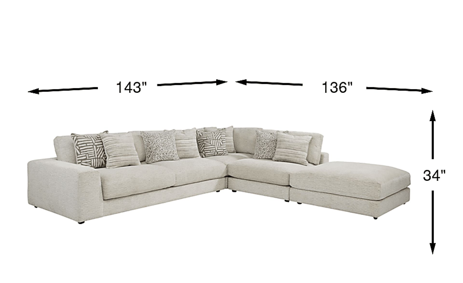 Dimension Image. Please refer to the Dimension Tab on this page for dimension details.