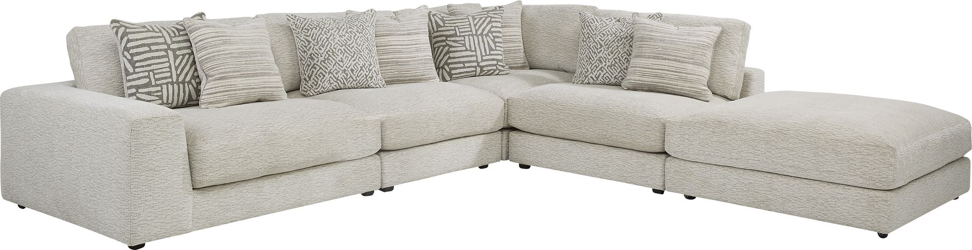 Monterey Park Off-White 5 Pc Sectional - Image 1