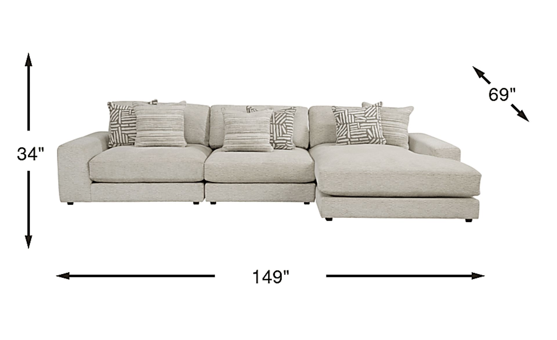 Dimension Image. Please refer to the Dimension Tab on this page for dimension details.