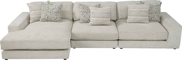 Monterey Park Off-White 3 Pc Sectional - Thumbnail - Image 3