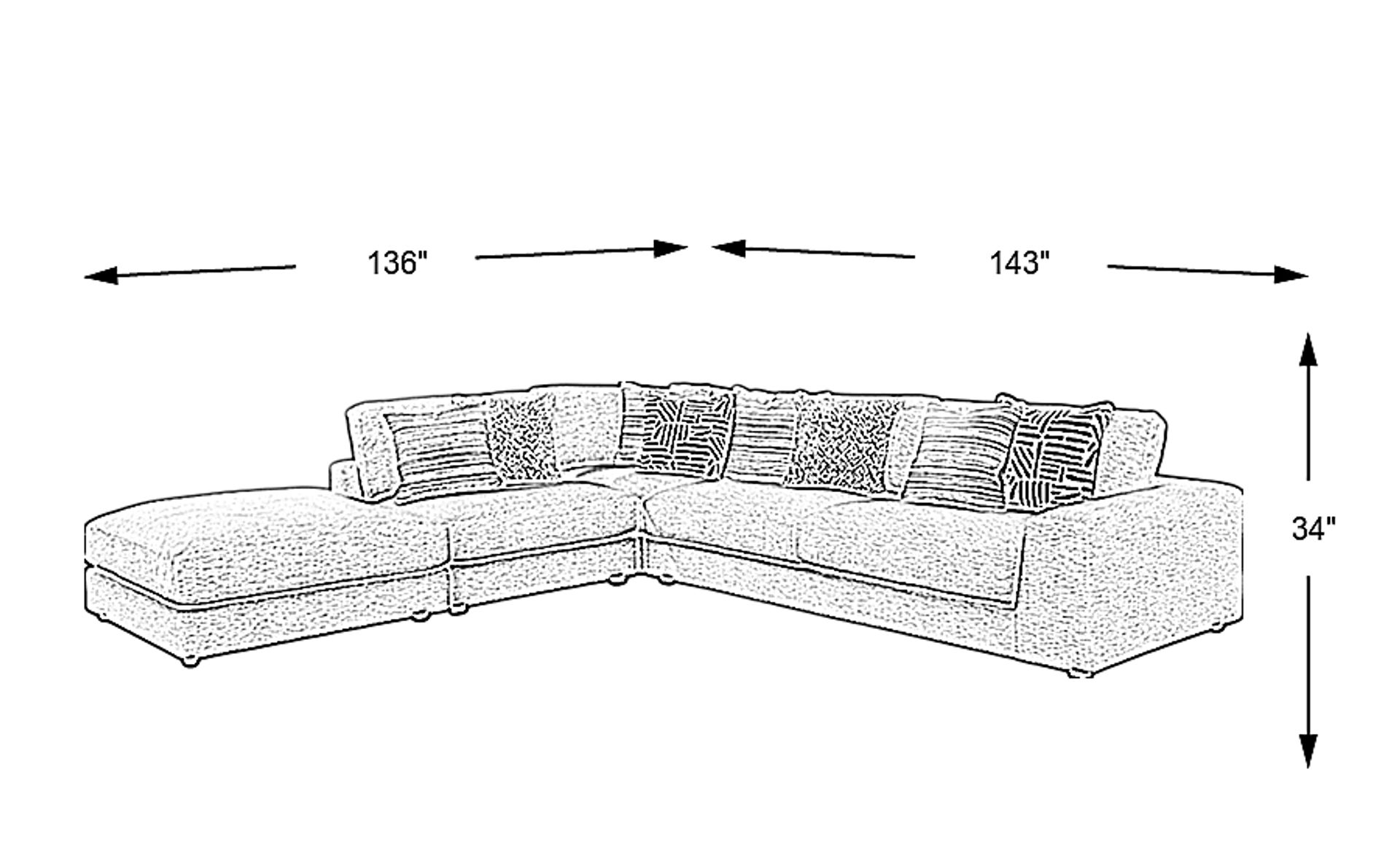 Dimension Image. Please refer to the Dimension Tab on this page for dimension details.