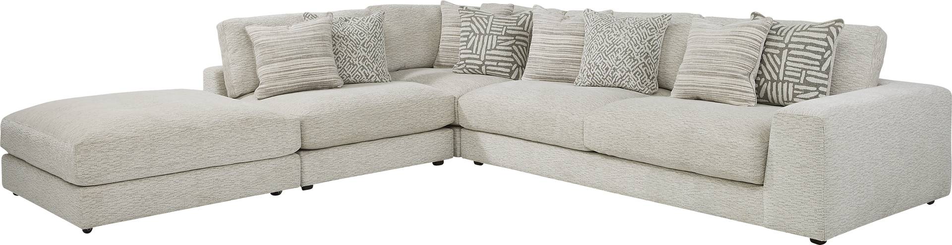 4 pc right arm sofa sectional