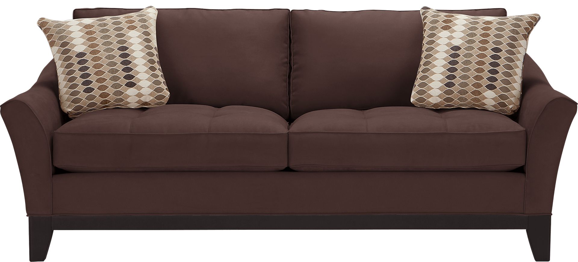 Cindy Crawford Home Newport Cove Chocolate Sofa - Image 1