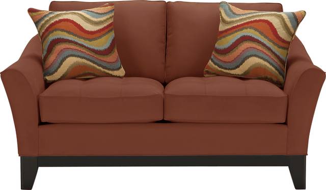 Cindy Crawford Home Newport Cove Copper Loveseat - Thumbnail - Image 1