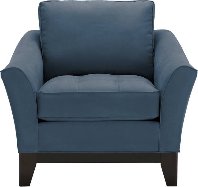 Cindy Crawford Home Newport Cove Indigo Chair - Thumbnail - Image 1