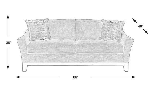 Dimension Image. Please refer to the Dimension Tab on this page for dimension details.