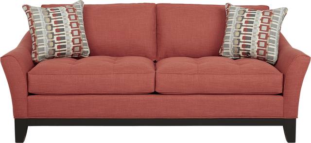 Cindy Crawford Home Newport Cove Paprika Sofa - Thumbnail - Image 1