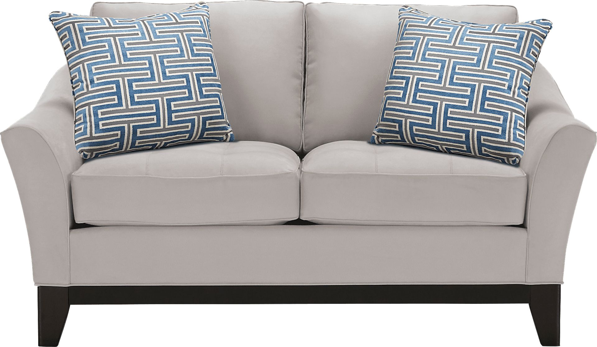 Cindy Crawford Home Newport Cove Platinum Loveseat - Image 1