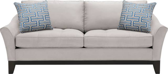 Cindy Crawford Home Newport Cove Platinum Sofa - Thumbnail - Image 1