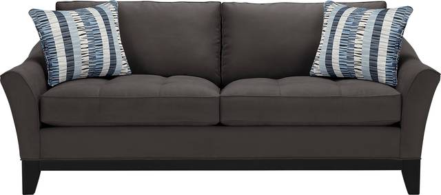 Cindy Crawford Home Newport Cove Slate Sofa - Thumbnail - Image 1