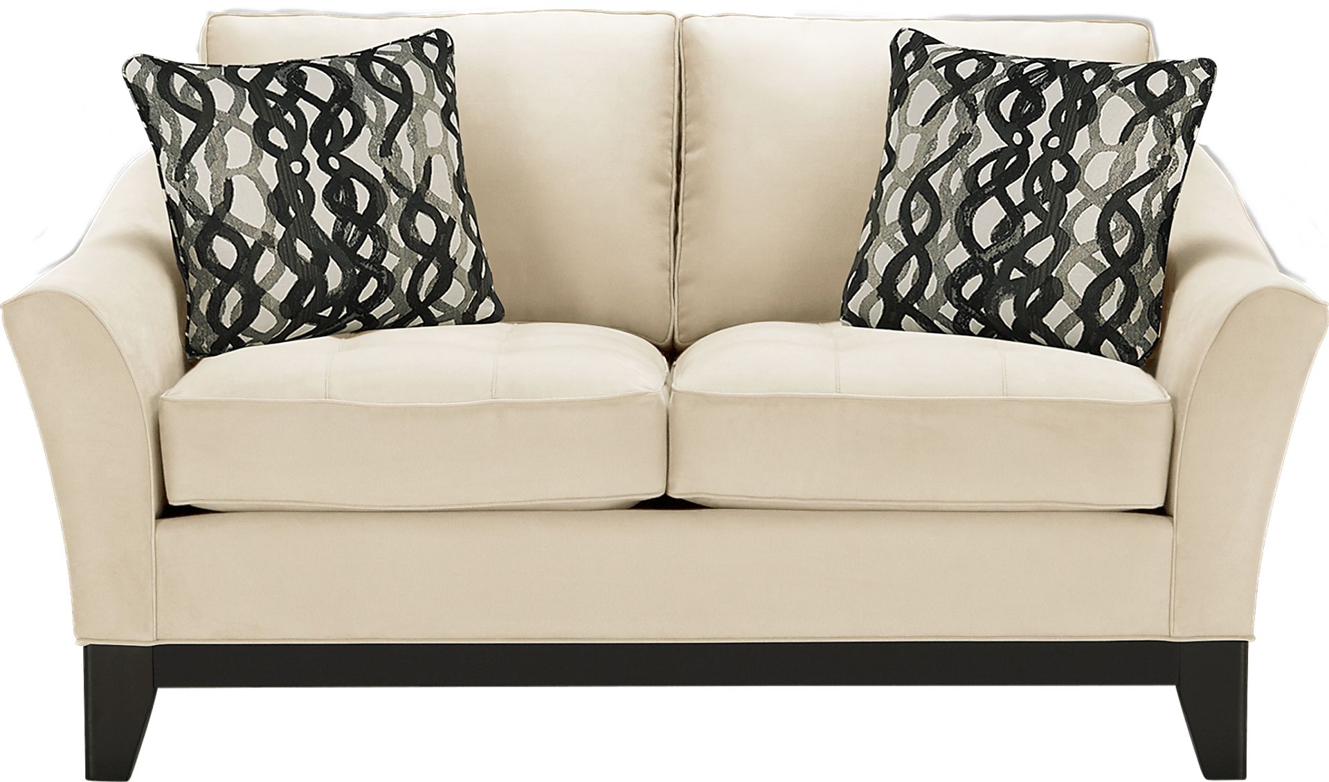 Cindy Crawford Home Newport Cove Vanilla Loveseat - Image 1