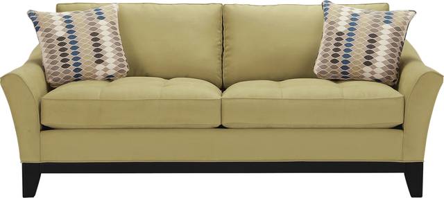 Cindy Crawford Home Newport Cove Wasabi Sofa - Thumbnail - Image 1