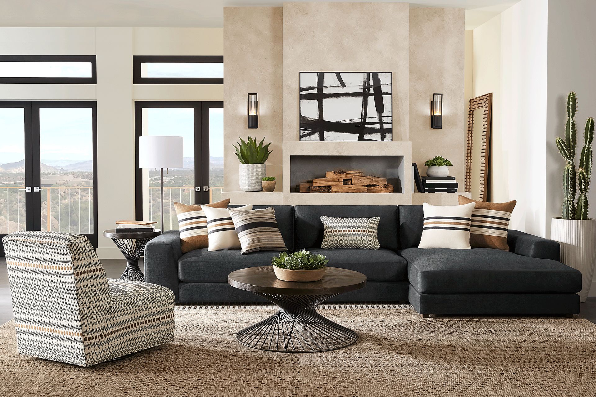 Nichols Park Onyx 2 Pc Sectional - Image 2