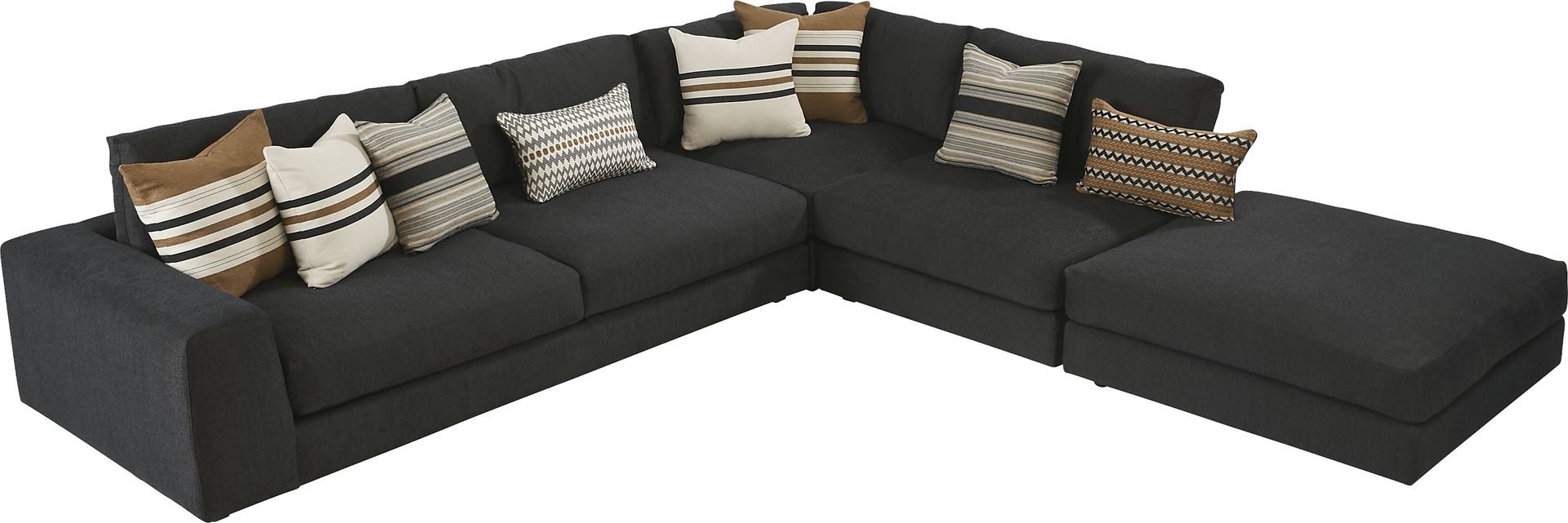 Nichols Park Onyx 4 Pc Sectional - Image 3